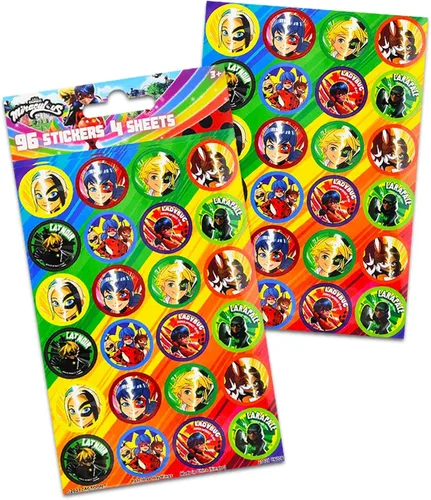 Vista 3 de Miraculous Ladybug Power Up Game para niños, paquete de mariquita de Miraculous con juego de aventura Power Up más calcomanías de mariquita