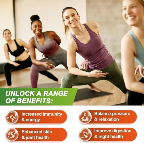 Vista 5 de Ultimate Immune Support Complex Cápsulas orgánicas de cúrcuma, musgo marino y ashwagandha de 1000 mg con vitamina C, 70 píldoras veganas