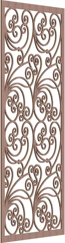 Vista 72 de 9 3/8"W x 24 3/8"H x 1/4"T Marilla Decorativos Paneles de Pared de Madera Calado, Abedul