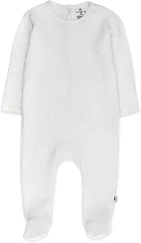 Vista 4 de HonestBaby Mono de algodón orgánico Matelasse Union para bebé (Legacy)