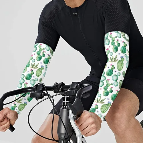 Vista 2 de AFPANQZ Funda protectora para brazos, protección UV, para deportes, para verano, al aire libre, ciclismo, golf