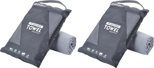 Vista 14 de Toalla de microfibra Rainleaf perfecta para viajes y gimnasio y camping. Secado rápido - Super absorbente - Ultra compacta - Liviana. Adecuada
