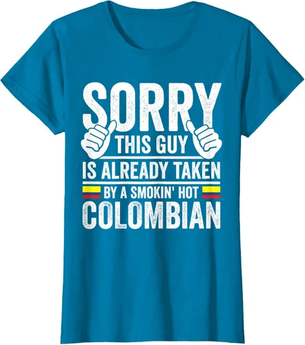 Vista 37 de Camiseta divertida de Colombia Heritage para hombre