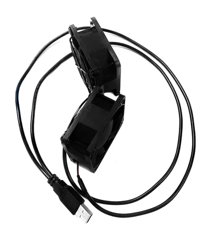 Vista 2 de Coolerguys Conexión USB dual de 2.362x2.362x0.984 in CG06025L05B2-U