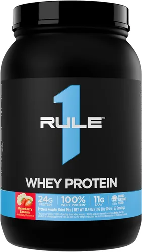 Vista 23 de Rule 1 Proteins Whey Protein Powder, Salted Carmel, 27 Servings