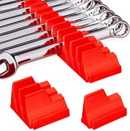 Vista 11 de Ernst Manufacturing Wrench Pro - Organizador modular de llaves inglesas para 40 llaves inglesas (Hi-Viz) - Fabricado en los Estados Unidos