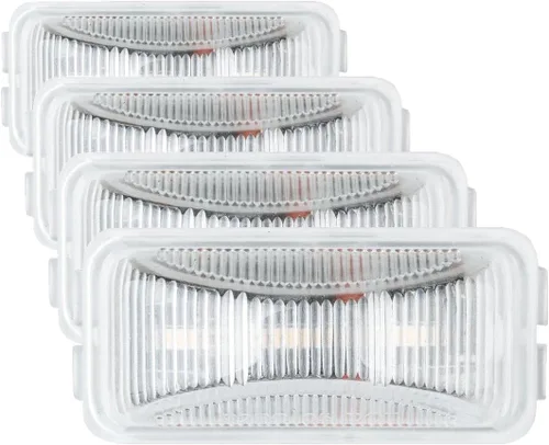 Vista 8 de Lumitronics, luz LED de posición/marcador sellada, línea fina, Ambar