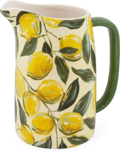Vista 4 de Boston International Jarra de cerámica para bebidas, 5 tazas, girasoles coloridos