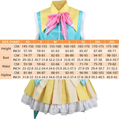 Vista 6 de Kusanagi - Disfraz de cosplay de Nene Kusanagi Nene, conjunto completo para Halloween con tocado