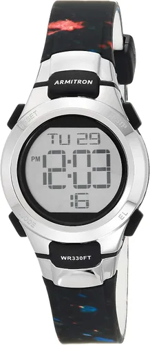 Vista 8 de Armitron Sport 45/7012 - Reloj cronógrafo digital para mujer con correa de resina