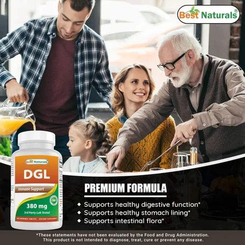 Vista 4 de DGL Masticable 380 mg & Glicinato de Magnesio 425 mg