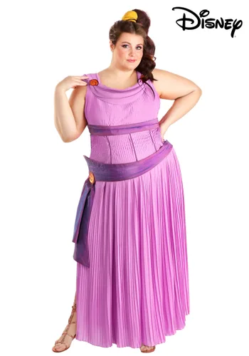 Vista 9 de Disfraz Deluxe de Megara para Mujer Talla Plus Disney Hércules Multicolor