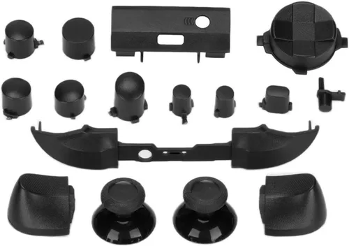 Vista 2 de para Xbox Series X para Xbox Series S Juego de botones de controlador, kits completos de accesorios para mango de juego (negro)
