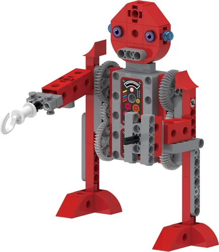 Vista 5 de Thames & Kosmos Fábrica de Robots para Niños: Kit de Experimentos STEM de Robots Raros, Desajustados y Rebeldes Construcción de Modelos Prácticos
