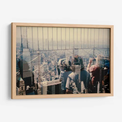 Vista 8 de Canvas Lab The telescope by Raúl Ruz 11 x 7 in Fine Art Framed Print, Frame Color: Black, With Mat