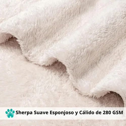 Vista 4 de PetAmi Manta de felpa suave para perros y gatos, pequeña de 24 x 32