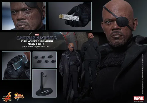 Vista 7 de Hot Toys HT902541 Escala 1:6 Nick Fury Director de S.H.I.E.L.D. Figura