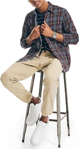 Vista 2 de Nautica Camisa a cuadros Navtech para hombre