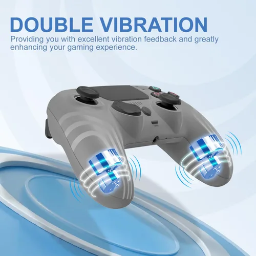 Vista 4 de JYELUK Wireless Controller for PS5 with RGB Lighting, Compatible with PS5 Controller/Windows PC,/Android/iOS
