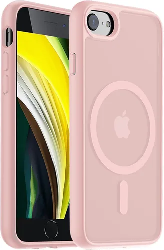 Vista 61 de Hualele - Funda magnética para iPhone 13 Pro, compatible con MagSafe, grado militar, a prueba de caídas, translúcida mate, parte trasera dura, borde