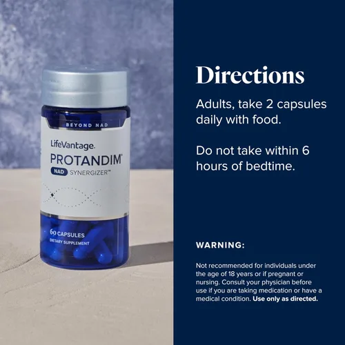 Vista 6 de LifeVantage Protandim - Sinergizador NAD, suplemento NAD para energía, estado de ánimo, apoyo saludable al envejecimiento, activación de sirtuina