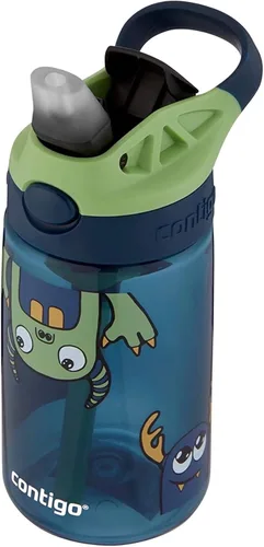 Vista 22 de Contigo Aubrey - Botella de agua para niños, paquete de 2, 20 onzas, azalea/jade y frambuesa azul. Azalea, tapa a prueba de derrames, apta