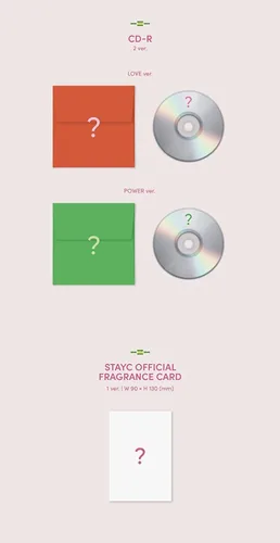 Vista 3 de Dreamus STAYC -WE Need Love [Love ver.] (3er álbum individual) Álbum+Beneficios limitados de preventa+Regalo culturecoreano