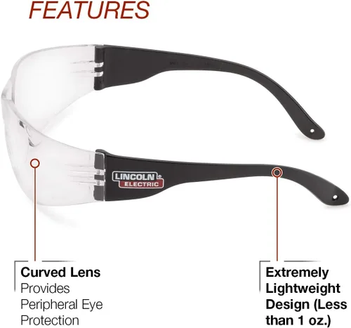 Vista 3 de Lincoln Electric Gafas de seguridad Starlite Anti niebla Anti arañazos K2965-1