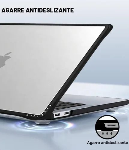 Vista 3 de CASETiFY Impact - Funda para MacBook Air de 13 pulgadas (M1/Intel) [esquinas de impacto acolchadas/resistente a los arañazos/agarre antideslizante]