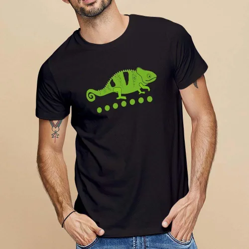 Vista 3 de ZENZENZE Camiseta clásica para hombre, diseño de símbolos divertidos extraños, manga corta, color negro, camiseta casual de primera calidad