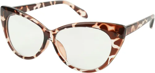 Vista 2 de Beison Vintage Cateye Gafas Ópticas Marco Liso Gafas Lente Transparente