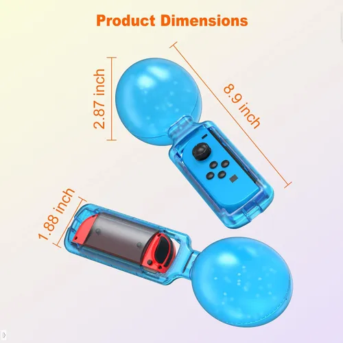 Vista 8 de Empuñaduras para controlador de interruptor, empuñaduras de control de mano de juego Samba Maracas compatibles con Samba de Amigo Party Central
