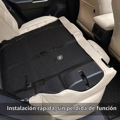 Vista 6 de coverdream Fundas de asiento personalizadas para Toyota RAV4 2019-2025, no Piel sintética (beige)