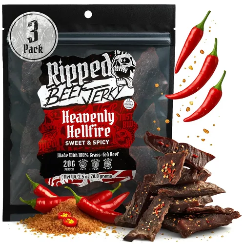 Vista 18 de Carne seca rasgada – 100% carne de res alimentada con hierba, 0.71 onzas de proteína, ingredientes reales, sin gluten, sin MSG, fabricado en Estados