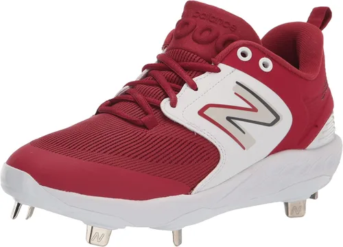 Vista 7 de New Balance - Zapatos de béisbol de metal Fresh Foam X 3000 V6 para hombre Negro/Negro