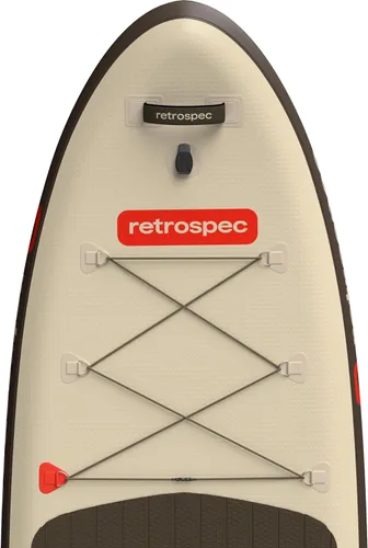 Vista 7 de Retrospec Weekender XL Inflatable Paddle Board - Lake Essentials SUP with 400lb Capacity - Wide 11' x 35" x 8" All-Around Board for Fishing & Roca