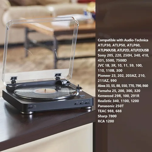 Vista 3 de Dreyoo 1 paquete de aguja de repuesto para tocadiscos para ATN3600L, lápiz capacitivo compatible con Audio-Technica