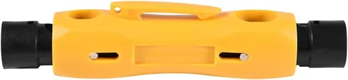Vista 2 de Pelacables de cable coaxial, herramienta de pelacables universal para RG59 RG6 RG7 RG11