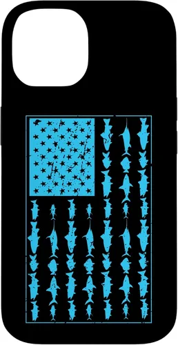 Vista 4 de Funda de regalo para iPhone 17 con bandera americana para hombre de agua salada de agua salada