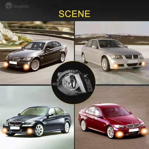 Vista 6 de TangMiGe Luces Antiniebla para BMW Serie 3 (323i 325i 325xi 328i xdrive 330xi 335d 335i 328xi 335xi 330i Sedán E90 / Wagon E91)