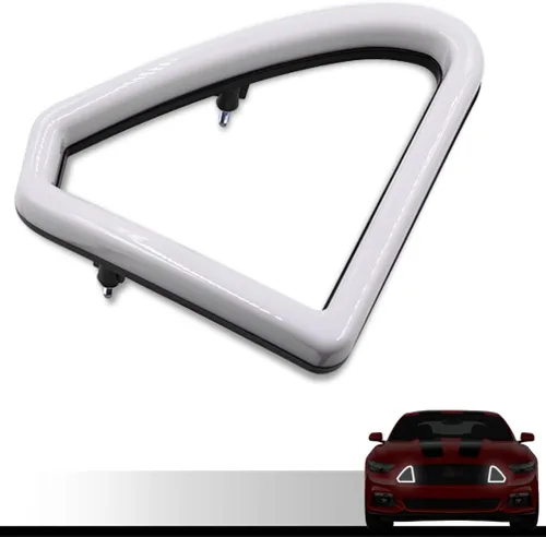 Vista 4 de Parrilla delantera DRL LED luces de funcionamiento para 2015 2016 2017 F0rd Mvstang parrilla delantera parachoques blanco LED montaje acento luces