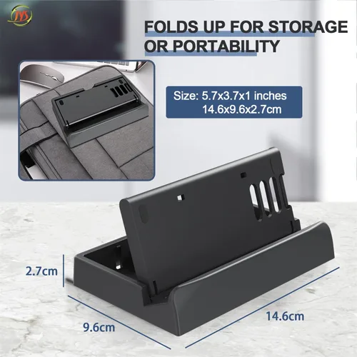 Vista 7 de TUVOWAK Base de soporte para cubierta de vapor 2021 ángulo de 3 niveles ajustable antideslizante ajustable plegable soporte compatible con soporte