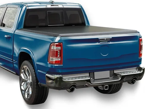 Vista 15 de Cubierta rígida abatible de perfil bajo para Dodge Ram 1500 (2009-2018), se adapta a cajas cortas de 5.7 pies (excluye RamBox)