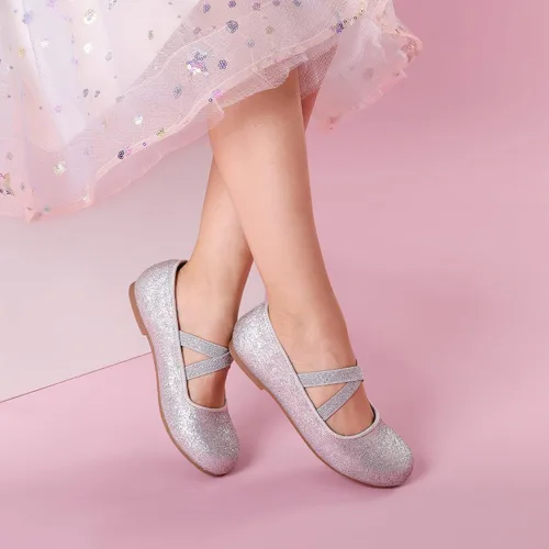 Vista 2 de DREAM PAIRS Zapatos de vestir de bailarina Mary Jane para niñas