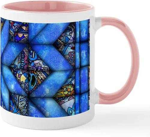 Vista 59 de CafePress Ascii - Taza de café de cerámica, taza de té, 11 onzas