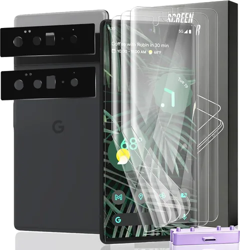 Vista 67 de 3 Pack for Amazfit Active 2 Screen Protector, Non-Tempered Glass Flexible Protection, HD Clear Protective Film