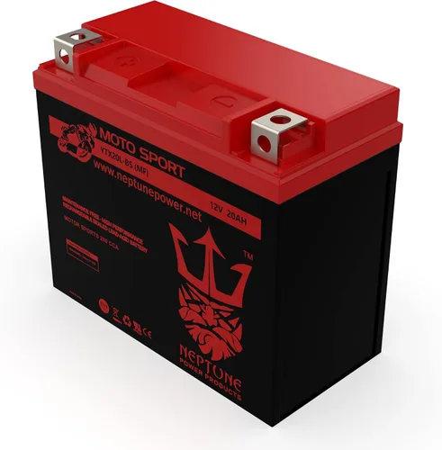 Vista 5 de Reemplazo profesional de marca para Moto Classic YTX20HL / YTX20L 12V 20Ah sin mantenimiento sellado AGM. Reemplaza: batería deportiva