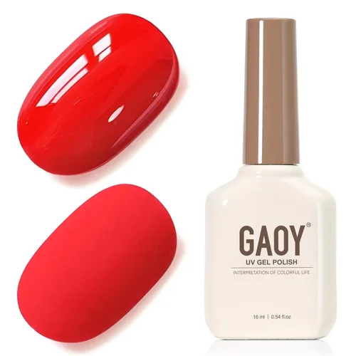 Vista 43 de GAOY - Esmalte de uñas de gel marrón, 16ml de esmalte de gel para quitar por remojo, curado con luz UV para arte de uñas, manicura DIY en casa, 2088