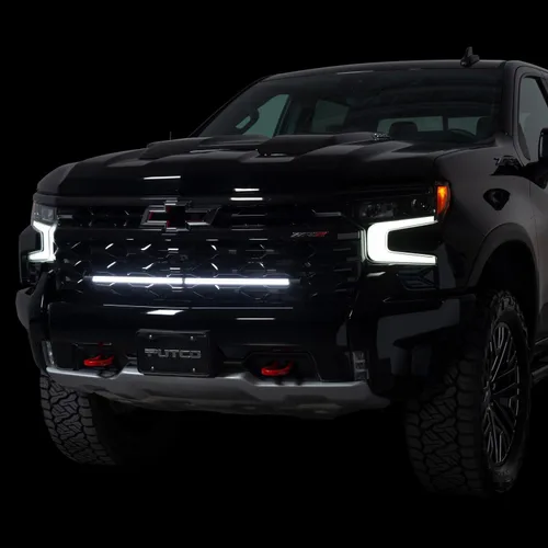 Vista 3 de Putco Virtual Blade DRL LED Parrilla Luces, Barra de Luz LED de 37" Sin Control Remoto - Ajuste Universal - Programable