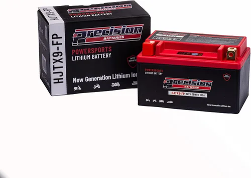 Vista 2 de Precision HJTX9-FP - Batería de iones de litio de repuesto para Kymco 150CC Super 8 150, 2009-2012, 12 voltios, 36 WH 180 CCA